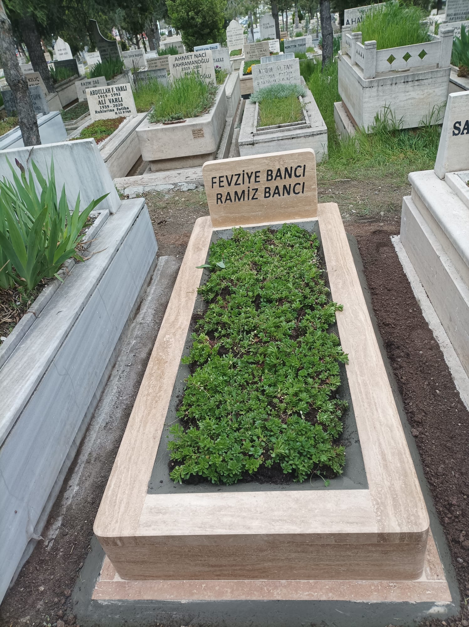 5 CM Tek Kişilik Mezar Taşları No 195