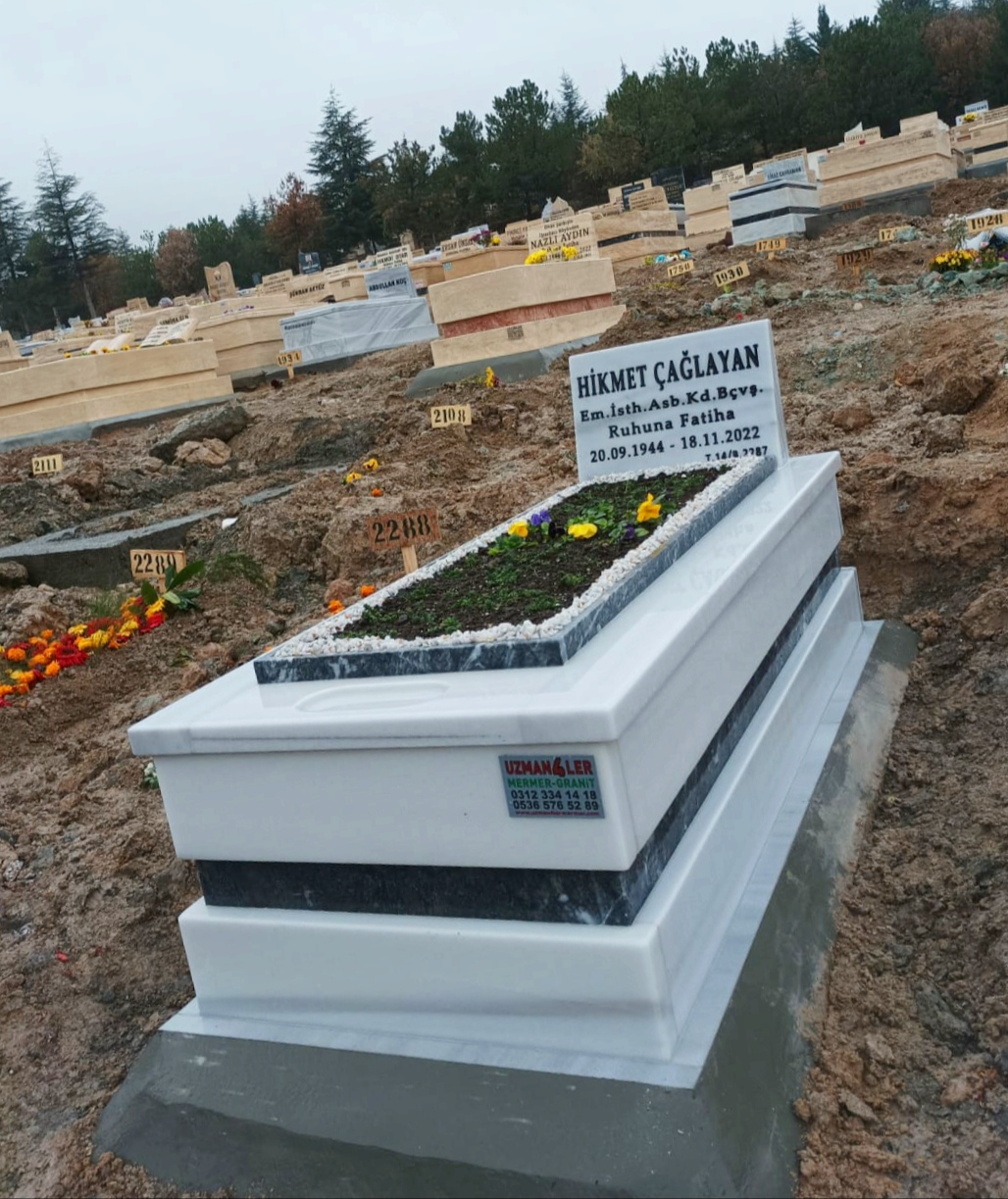 5 CM Tek Kişilik Mezar Taşları No 202