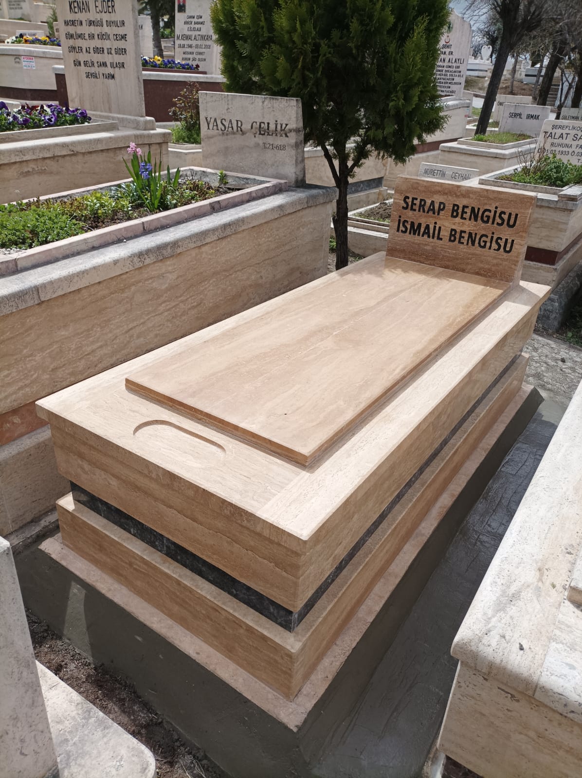 5 CM Tek Kişilik Mezar Taşları No 211