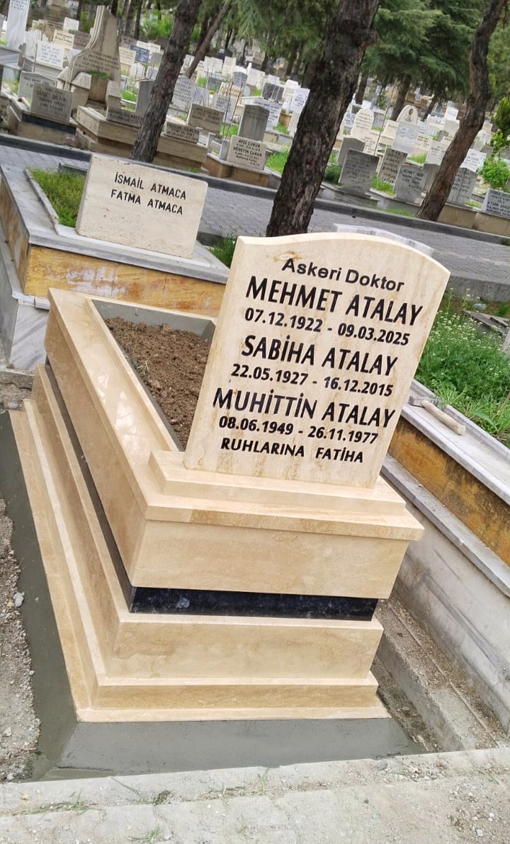 5 CM Tek Kişilik Mezar Taşları No 221