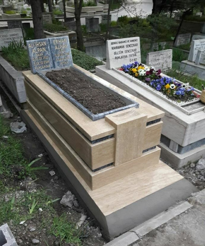 5 CM Tek Kişilik Mezar Taşları No 233