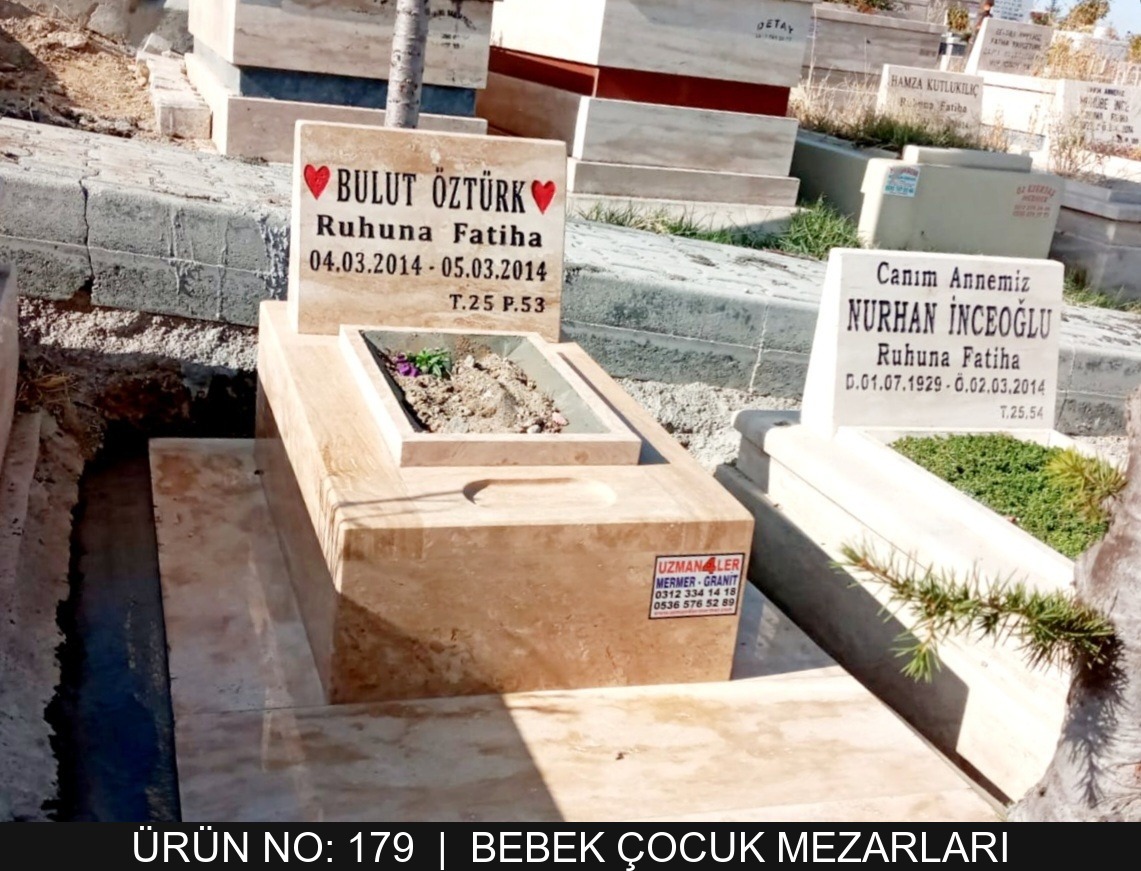 Bebek ve Çocuk Mezar Taşları No 179