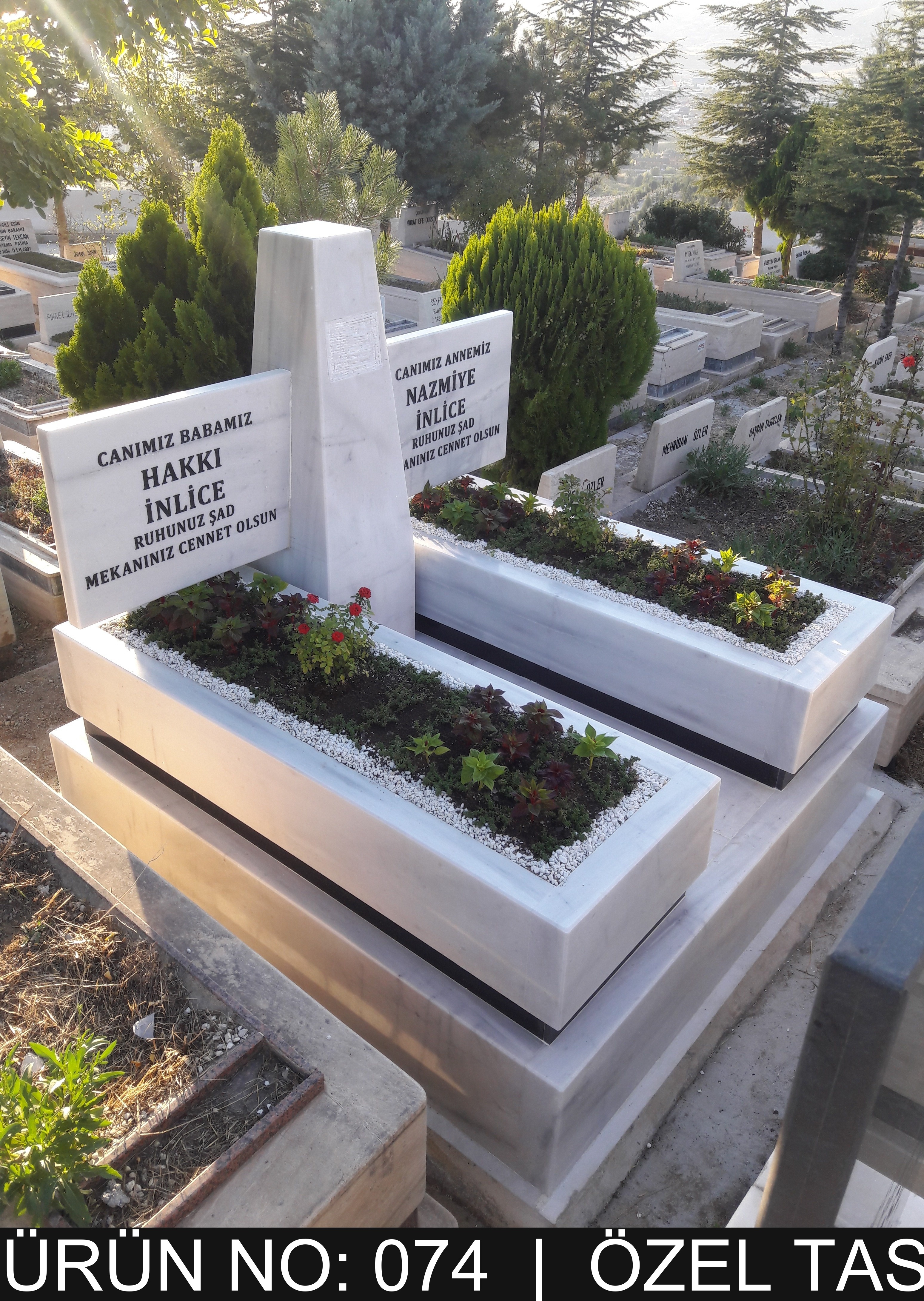 Özel Tasarım Mezar Taşları No 74