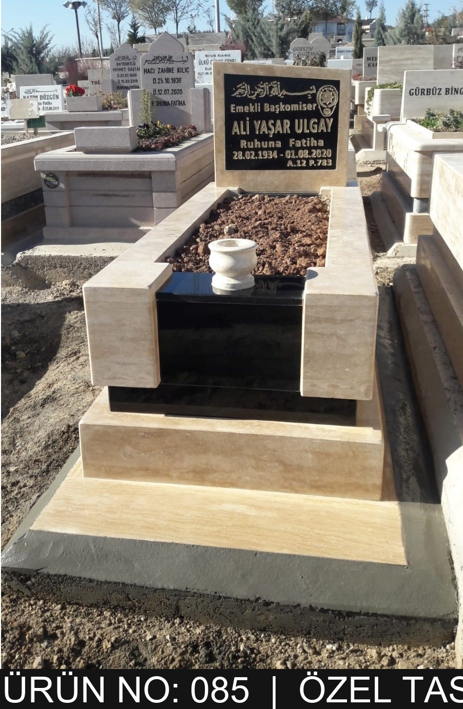 Özel Tasarım Mezar Taşları No 85