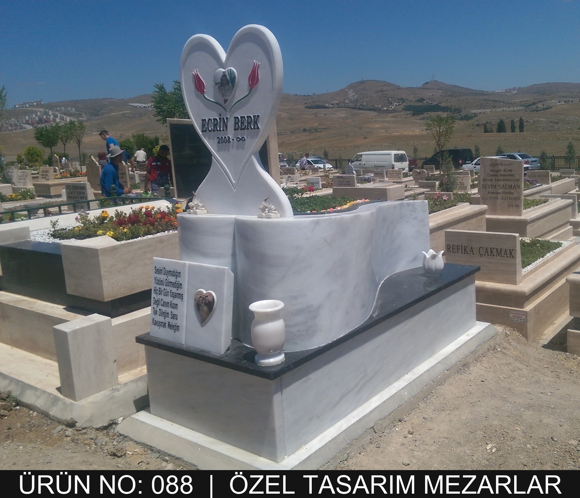 Özel Tasarım Mezar Taşları No 88