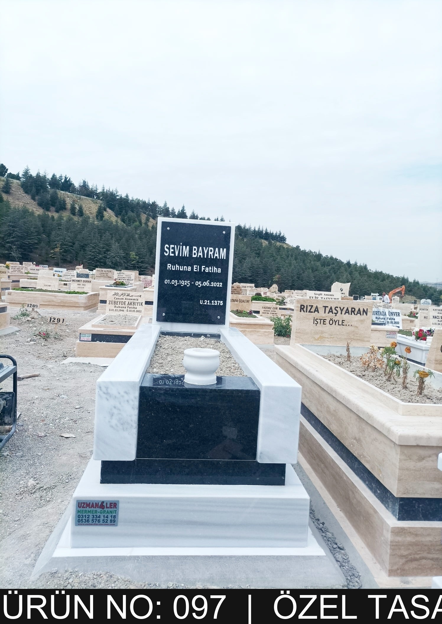 Özel Tasarım Mezar Taşları No 97