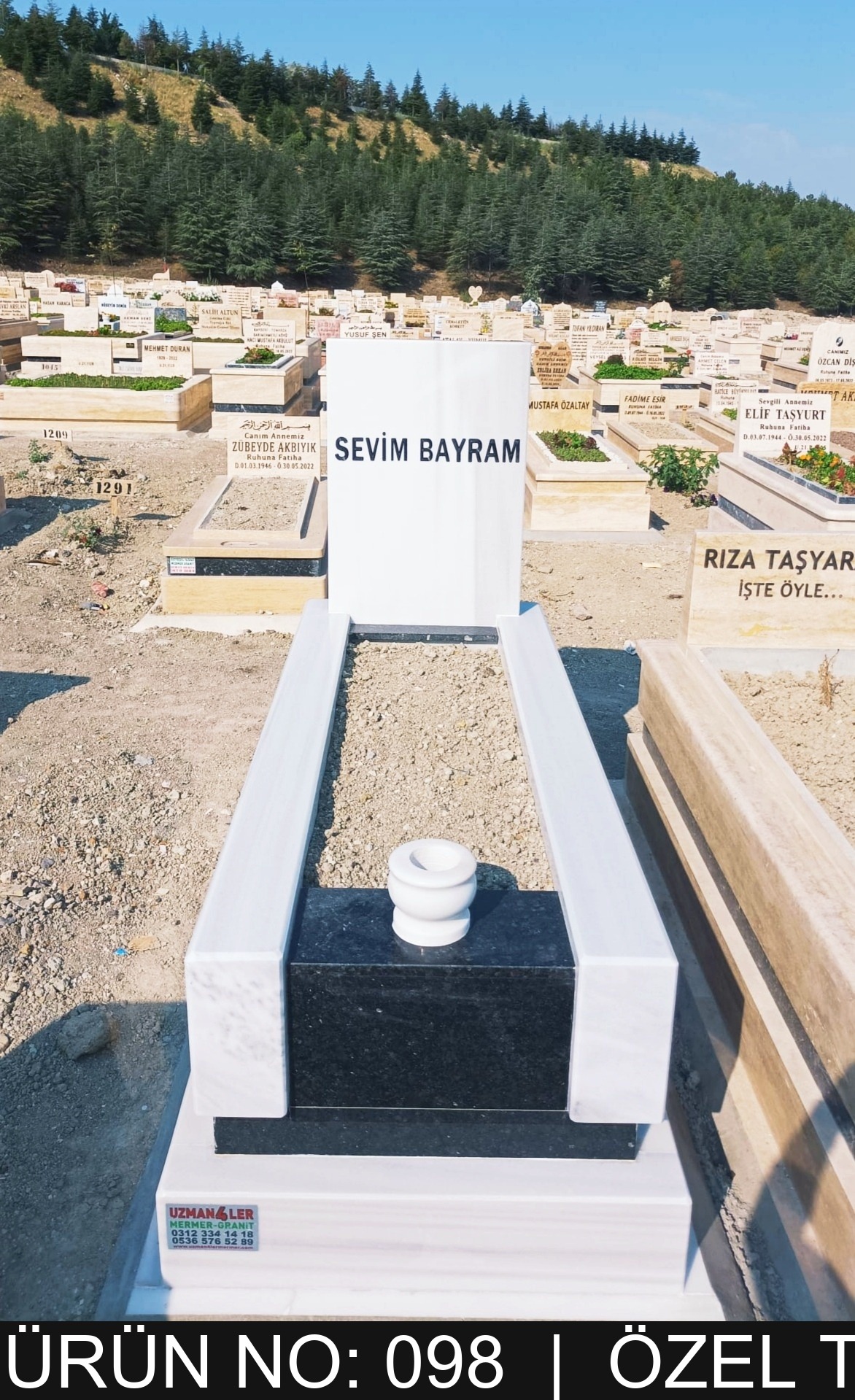 Özel Tasarım Mezar Taşları No 98