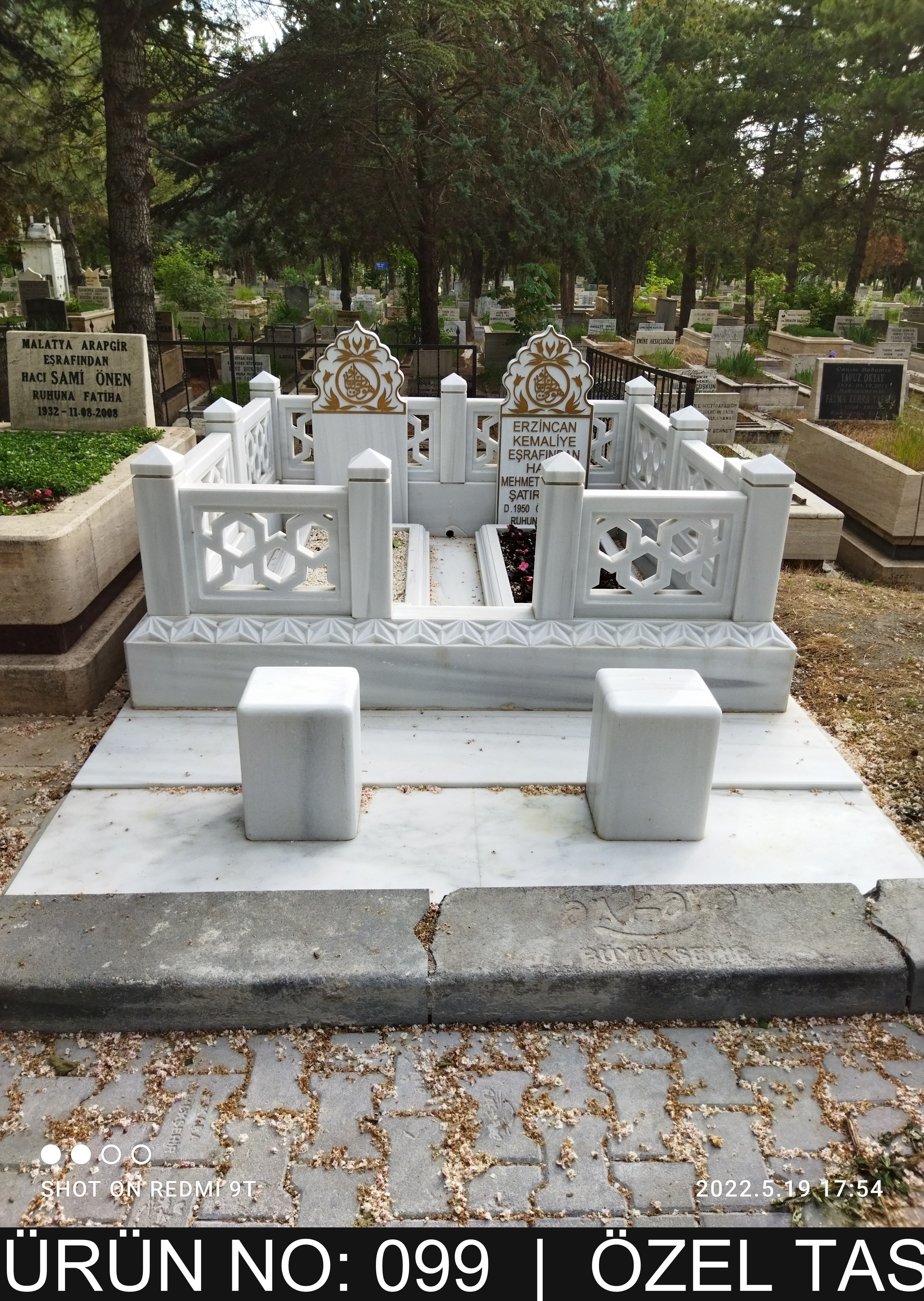 Özel Tasarım Mezar Taşları No 99