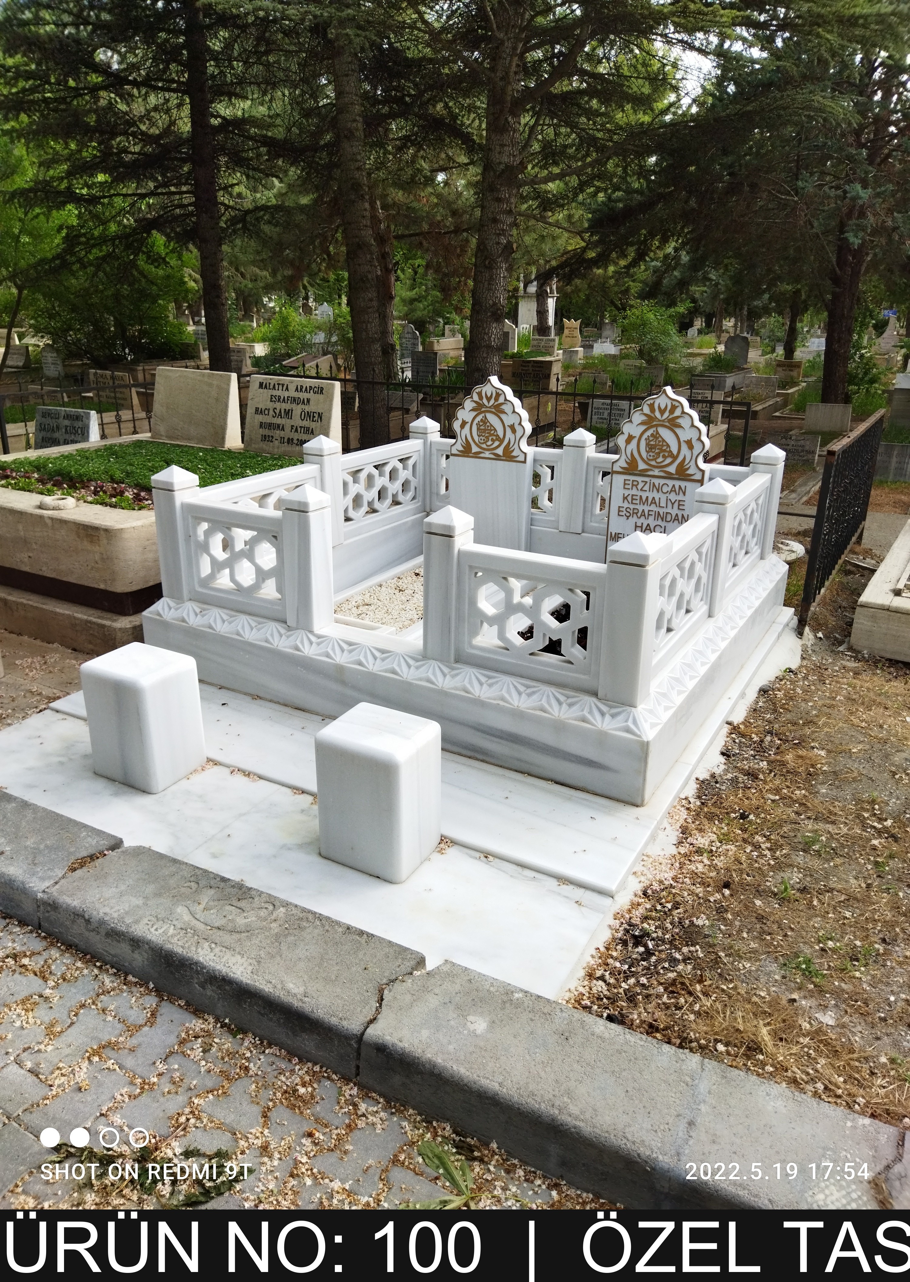 Özel Tasarım Mezar Taşları No 100