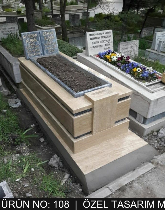 Özel Tasarım Mezar Taşları No 108