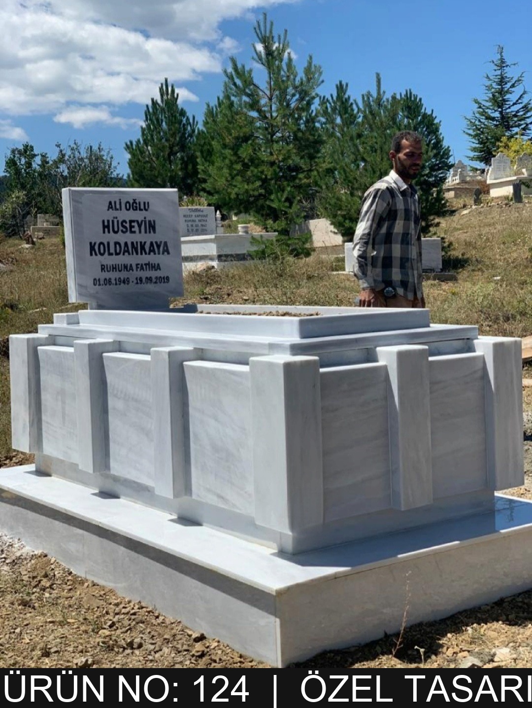 Özel Tasarım Mezar Taşları No 124